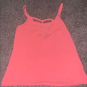 Charlotte Russe Coral Tank Top